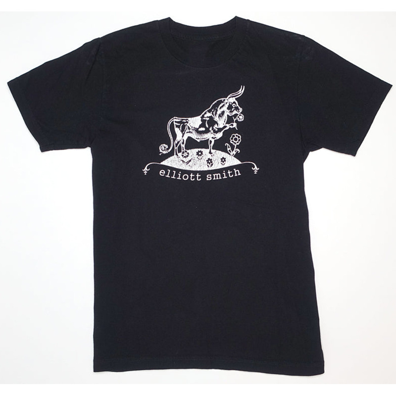 Elliott Smith Ferdinand Bulls Retro Oversize High Street Vintage Short-Sleeved T-Shirt