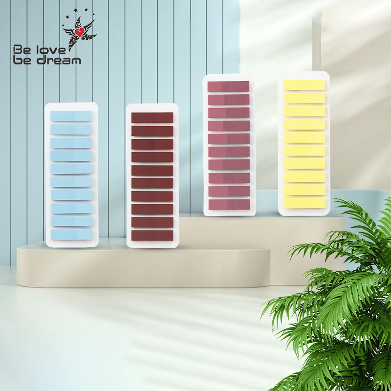 Pet Pure Color Index Stickers 18 Colors Waterproof and Tear-Proof Can Be Written Office Learning Classification Paging Label Stickers