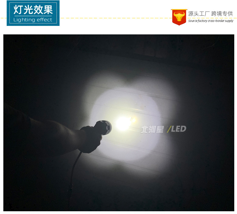 Motorcycle LED Spotlight Headlight 40W Electric Vehicle External Light