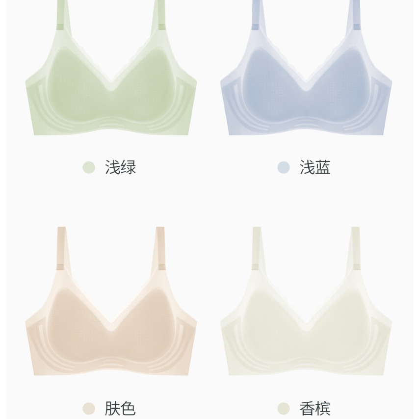 Venta directa de fábrica comercio electrónico transfronterizo Sudeste de Asia Vietnam Tailandia damas sin costuras, sujetador cómodo y transpirable