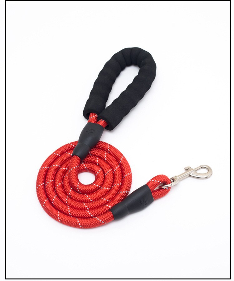 Amazon Dog Reflector Cuerdas de tracción Nylon Handle Handle Dog Cadeal Pet Tractor