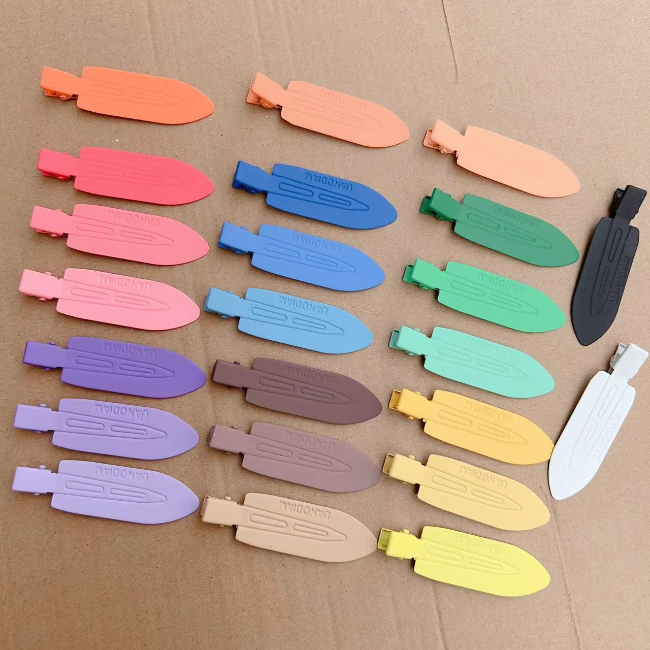 diy饰品配件 彩色无痕夹 儿童发夹 成人发饰 鸭嘴夹批发 厂家直销