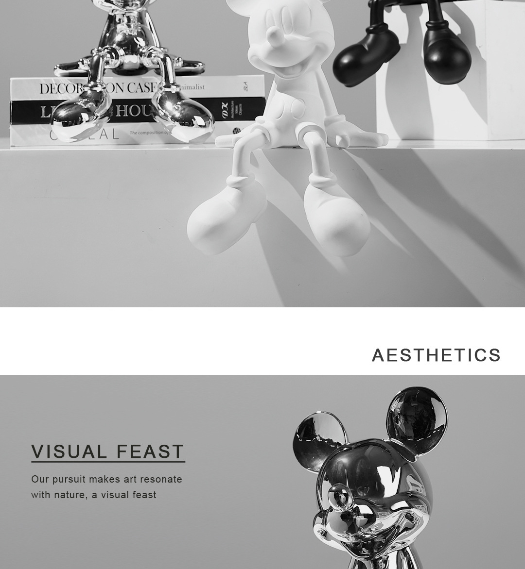 ミッキーマウス プラスチック 装飾像 約60cm Amazon.co.jp: The Bradford Exchange 公式ライセンス商品