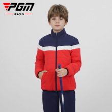PGM青少年高尔夫儿童棉衣 保暖外套 时尚运动 柔软亲肤男童服装