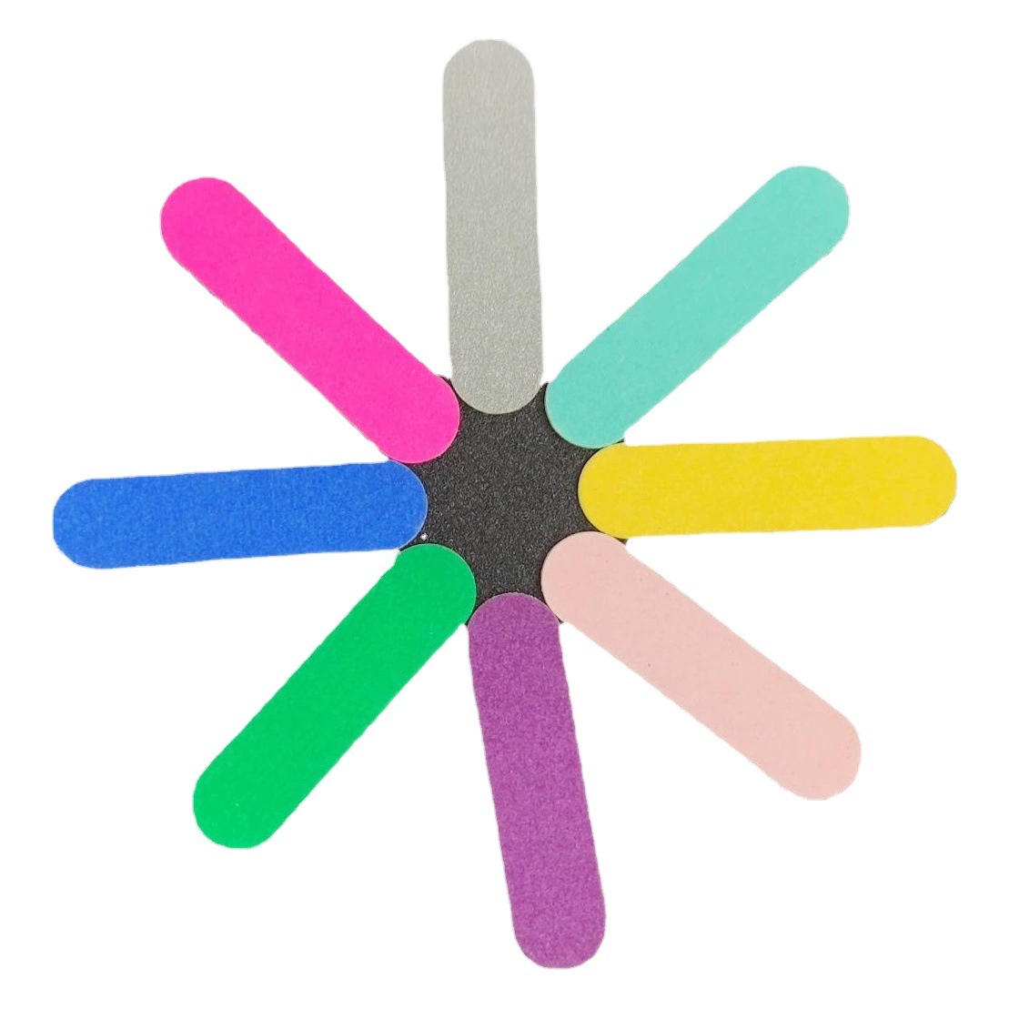 5 см мини-пилочка для маникюра, маленькая полоска для натирания, деревянная стружка, шлифовальная лента для маникюра, флуоресцентная красочная полоска для пилочки для ногтей