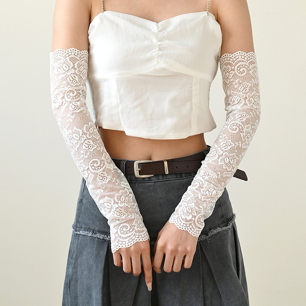 summer lace long sleeves