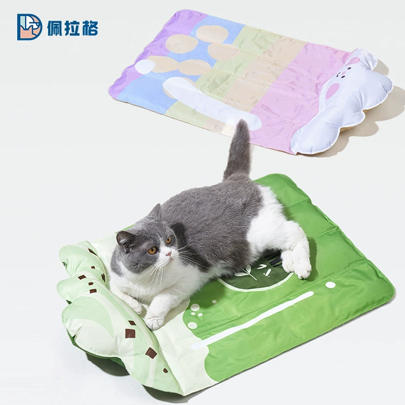 Летняя охлаждающая подстилка для питомцев, гелевое ледяное гнездо, охлаждающий коврик для кошек и собак, охлаждающий напольный коврик, оптом