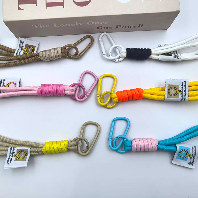 Modelos explosivos, simple cuerda de teléfono móvil, llavero tejido en color, fabricantes de lucha contra la pérdida de color, pequeños lotes transfronterizos al por mayor image 5