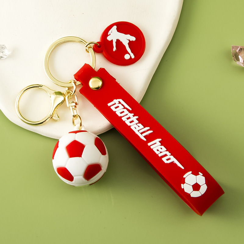 ミニサッカーのキーホルダーのペンダントをシミュレーションします。|undefined