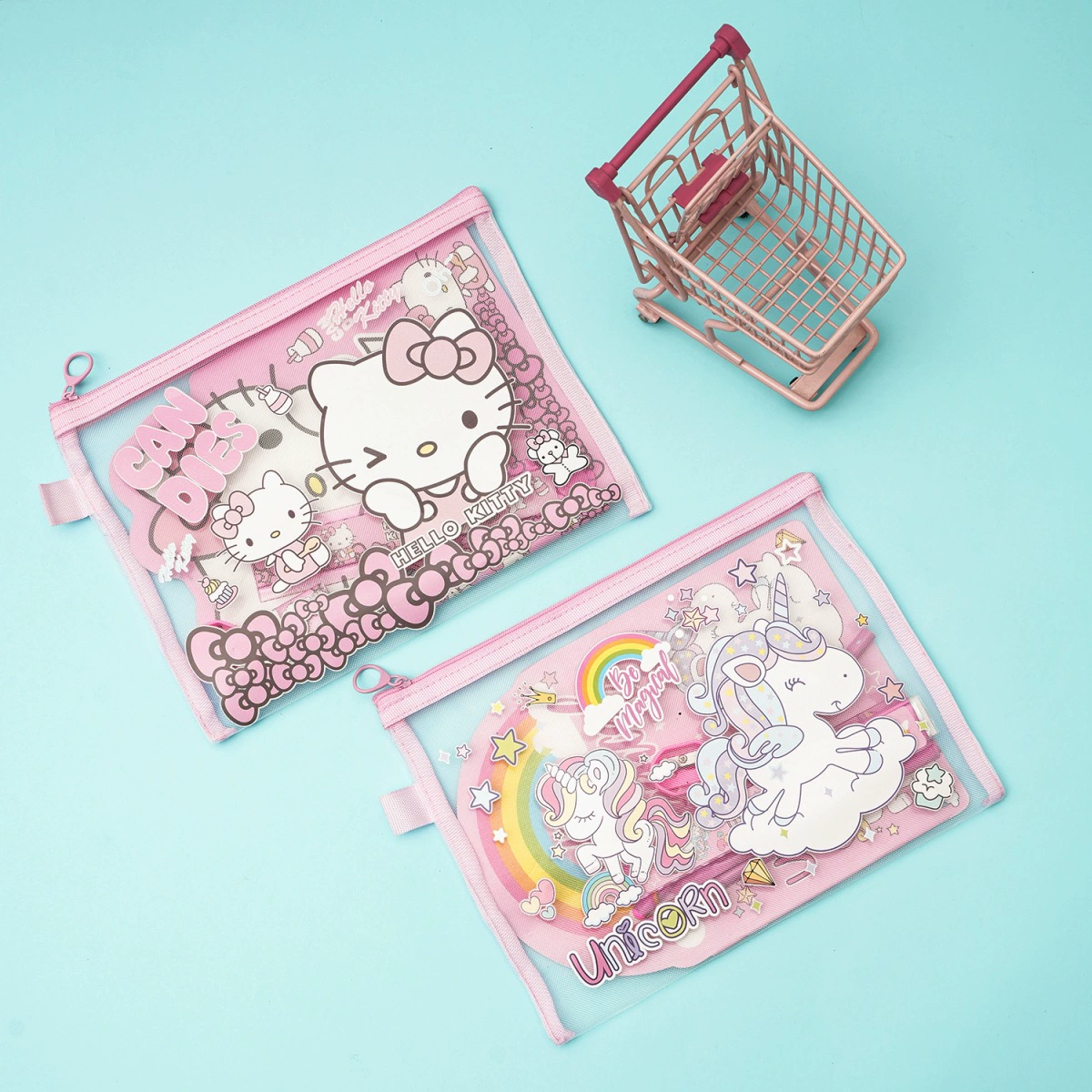 Sanrio, карман канцелярские товары, набор для учеников начальной школы, пенал для детей, подарок на день рождения, оптом