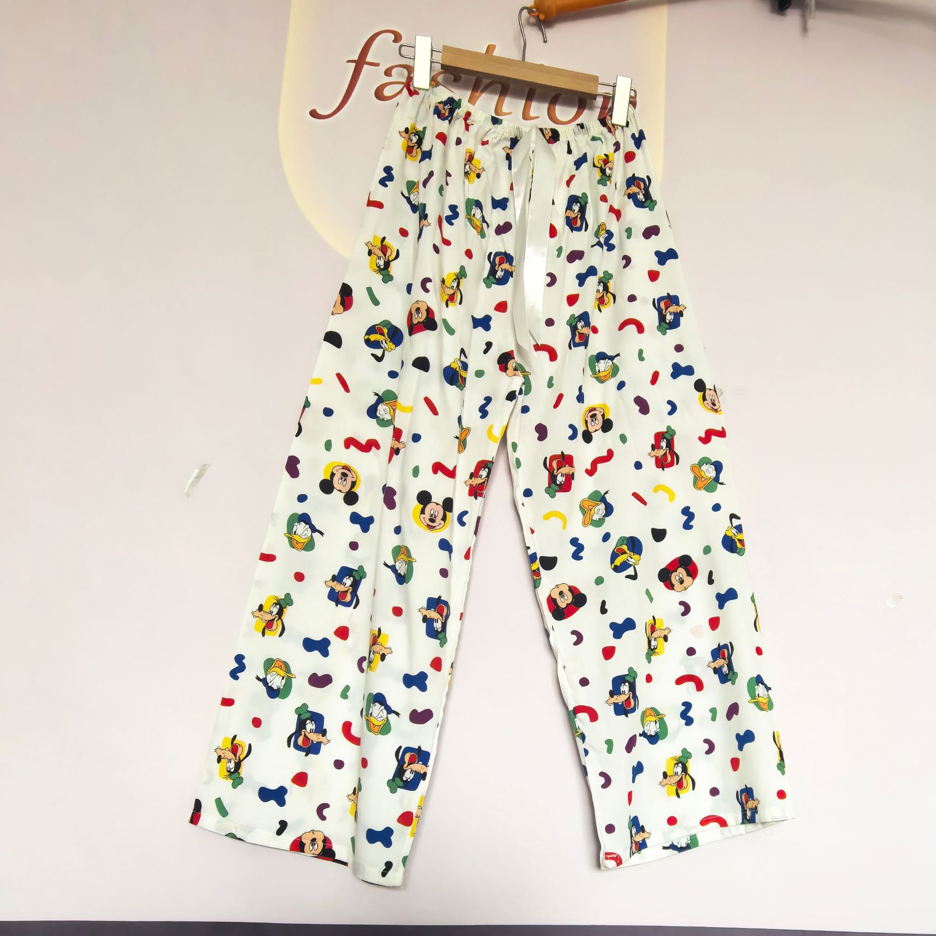 25 nuevo estilo de seda de algodón de verano para mujer, pantalones anchos de algodón de talla grande para uso exterior, pantalones de maternidad, pijamas de verano para mujer, holgados