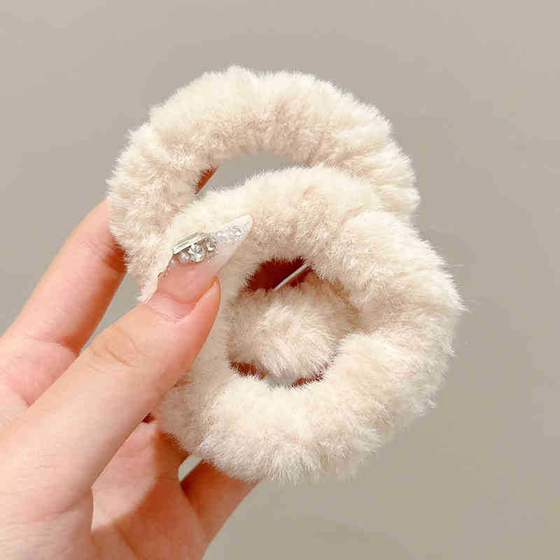 Anillo de cabello de intestino grande coreano para mujeres de alto nivel toallas cuadradas cuerdas de cabello de alta elasticidad y elásticas duraderas flojas flojas