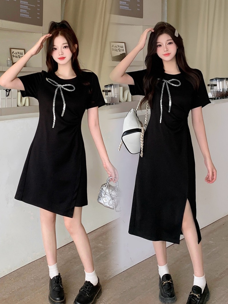   夏  L-4XL 大きいサイズ ワンピース（2タイプ：ショート丈、ロング丈）