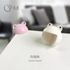 children Cartoon animal silica gel Collision angle soft tea table Cartoon baby Table right angle Protector