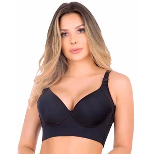 Cross-Border Glossy Large Size Push-Up Underwired Anti-Sagging Thin Deep V Bra Sexy Intimates for Women with Code Jump Delivery