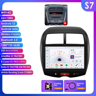 All-In-One Machine, DVD Navigation - model-a-6128g-wifi4glte-version-7862-carplay-eight-core-10-inches-is-suitable-for-new-jinxuan-mitsubishi-asx-2010-2018