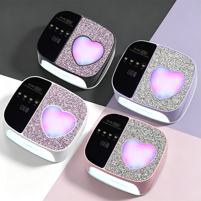 Lámpara de manicuras de almacenamiento S30 manicuras de alta potencia Lámpara de curado de uñas LED máquina de fototerapia inductiva Lámpara de curado de uñas