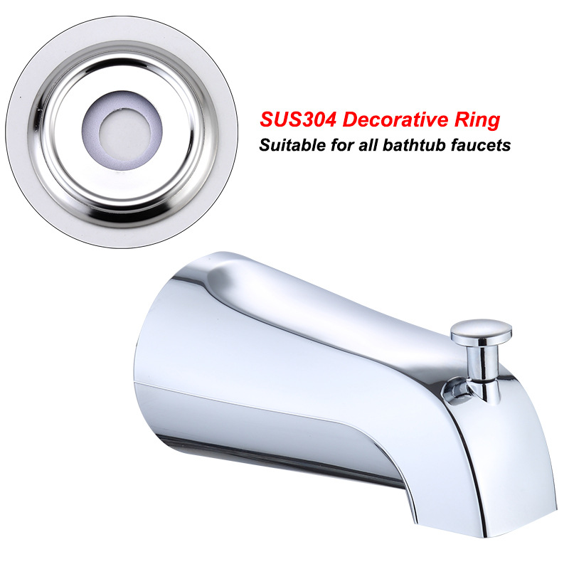 Concealed Faucet American Bathtub Outlet Sus304 Decorative Cover Bathroom Accessories North American Concealed Shower Set