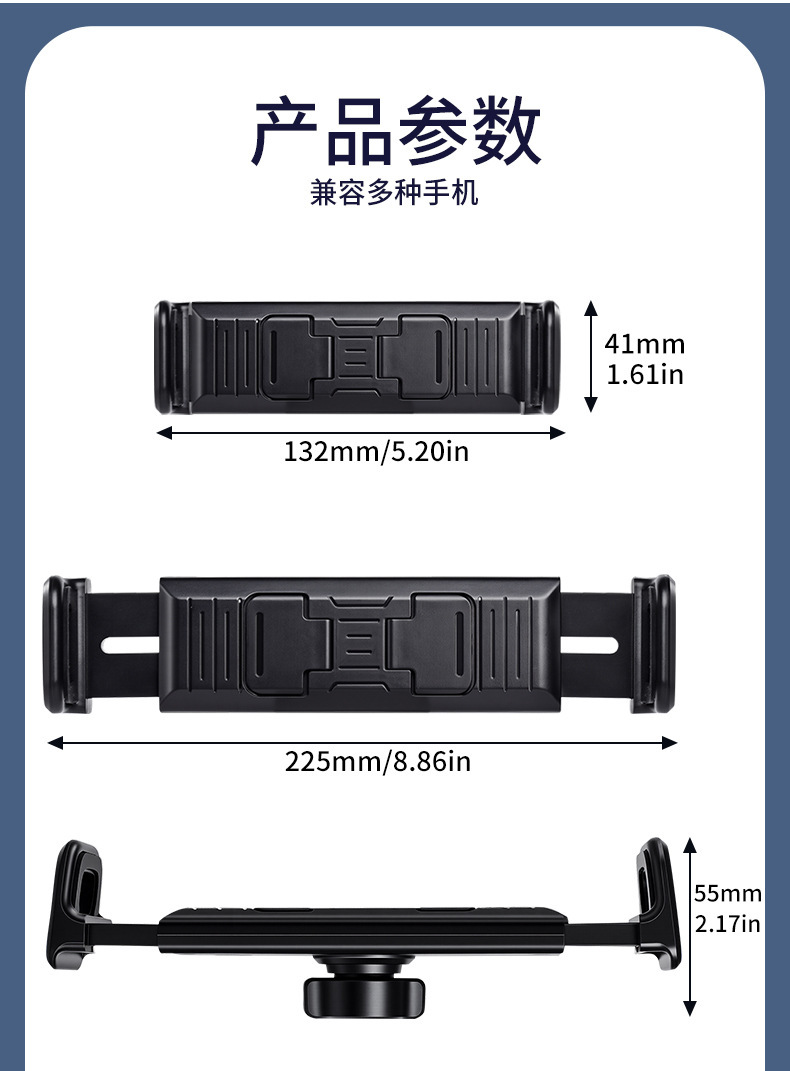 New model car phone holder with cup slot, magsafe magnetic retractable black technology cup holder phone stand