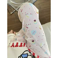 Hello Kitty изогнутые пижамы женские весенние и осенние новые ветры милые студенты дома свободные повседневные брюки летом