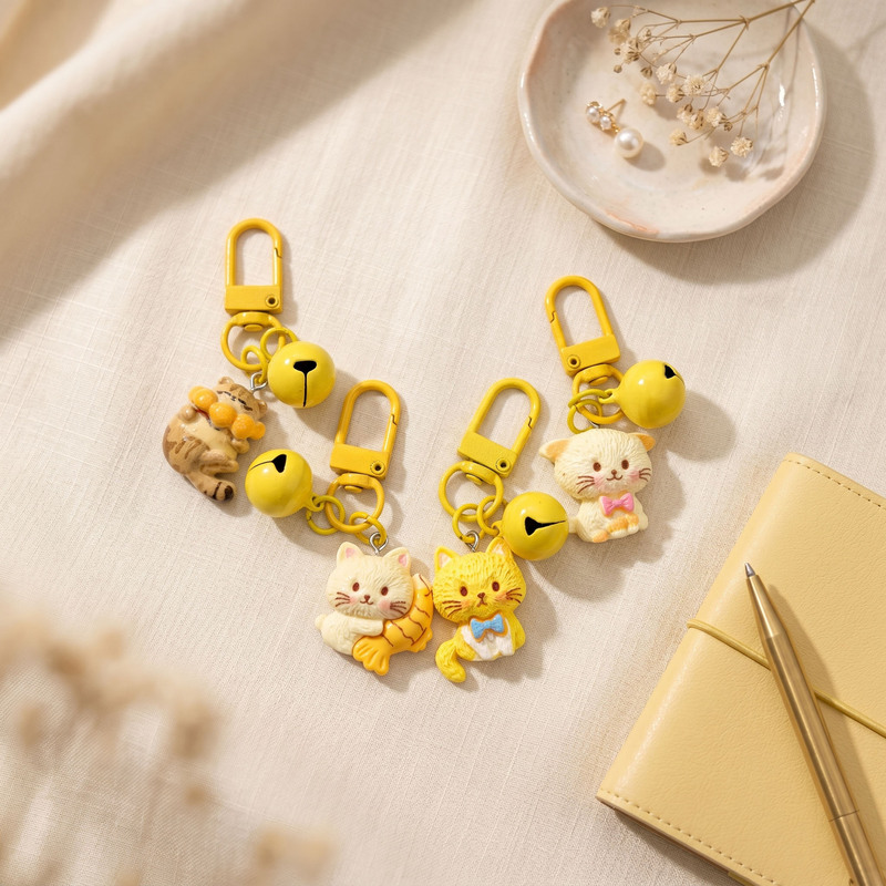 Cute Cat Doll Keychain Pendant Cartoon Best Friend Couple Backpack Decoration Keychain Accessories Wholesale Cute Cat Doll Keychain Pendant Cartoon Best Friend Couple Backpack Decoration Keychain Accessories Wholesale