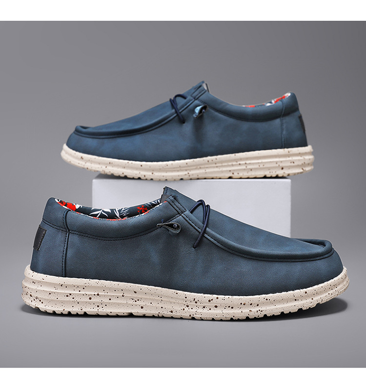 Marke Frühling Sommer Mokassins Männer Halbschuhe Hochwertige echte Lederschuhe Männer Wohnungen Leichte Fahrschuhe_voghion.com