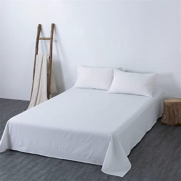 Hotel White Bed Sheets Beauty Salon Bath Homestay Hotel Massage Shop Solid Color Single Sheet Sheets Wholesale