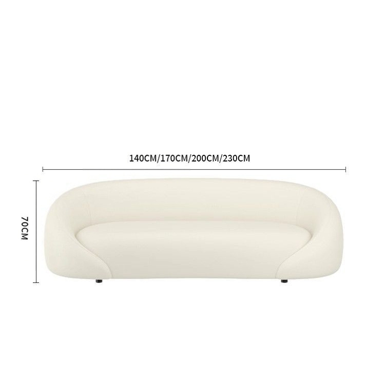 Sofá de tres personas de estilo crema de casa pequeña red de lujo ligero balcón mesa de té combinación de salón de belleza sala de descanso de recepción negociación