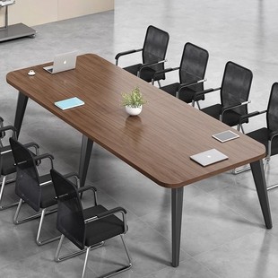 Conference Table Long Table Simple Modern Small Conference Room Training Simple Workbench Long Office Table and Chair Combination