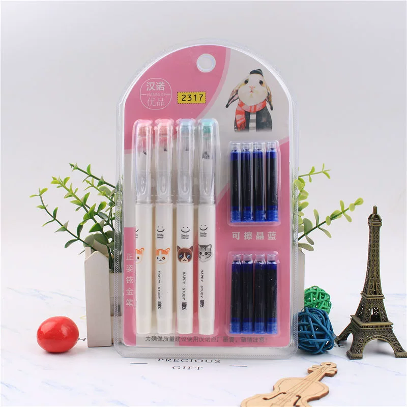 Pen for students, calligraphy, 4 pieces, Birthday gift