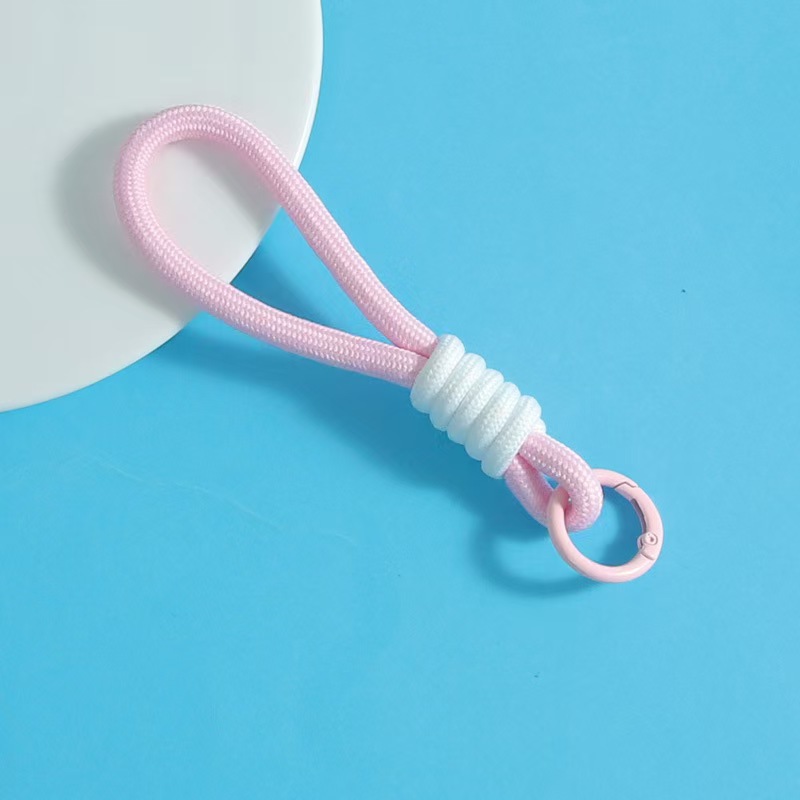 분홍색 흰색 매듭