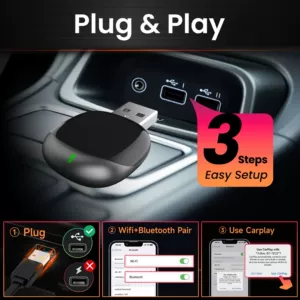 Mercedes-Benz Audi üçün Simsiz Carplay Qutusu Rəsmi Versiya