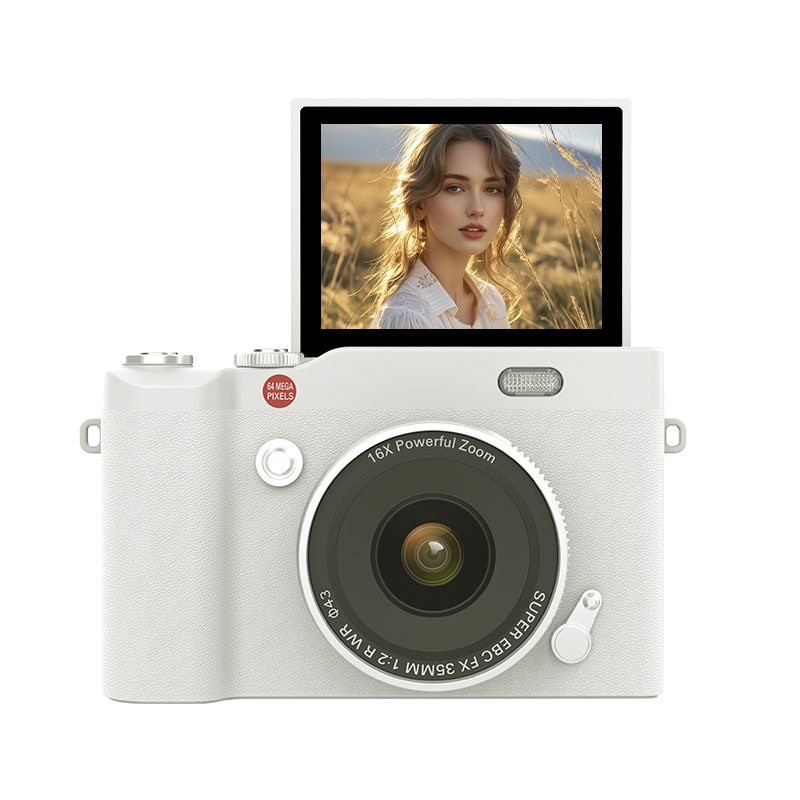 High-definition flip-screen CCD digital camera student entry-level retro travel vlog portable micro-single camera 5