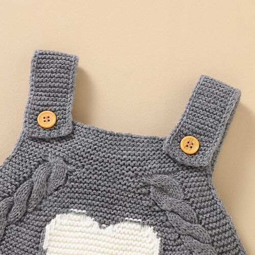 Baby jumpsuit suit for men and women baby sweaters climbing clothes for autumn and winter new two-piece set fashionable warm clothes
