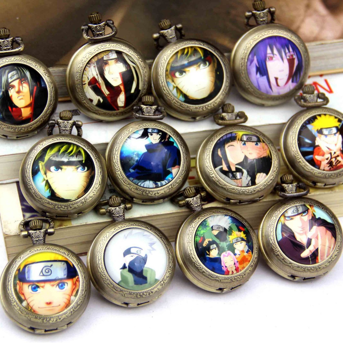 Animation Peripheral Pocket Watch New Pocket Watch Retro Pocket Watch Antique Pocket Watch Animation Watch Huo Shadow Pocket Watch