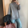 新款跨境高领外穿毛衣