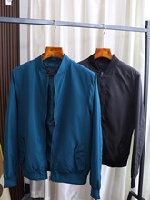 【出口单~简约百搭~尾货】秋季男士棒球领休闲夹克外套