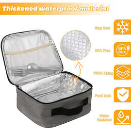 按需印刷绝缘冷藏包葡萄酒载体手提包野餐包商务休闲