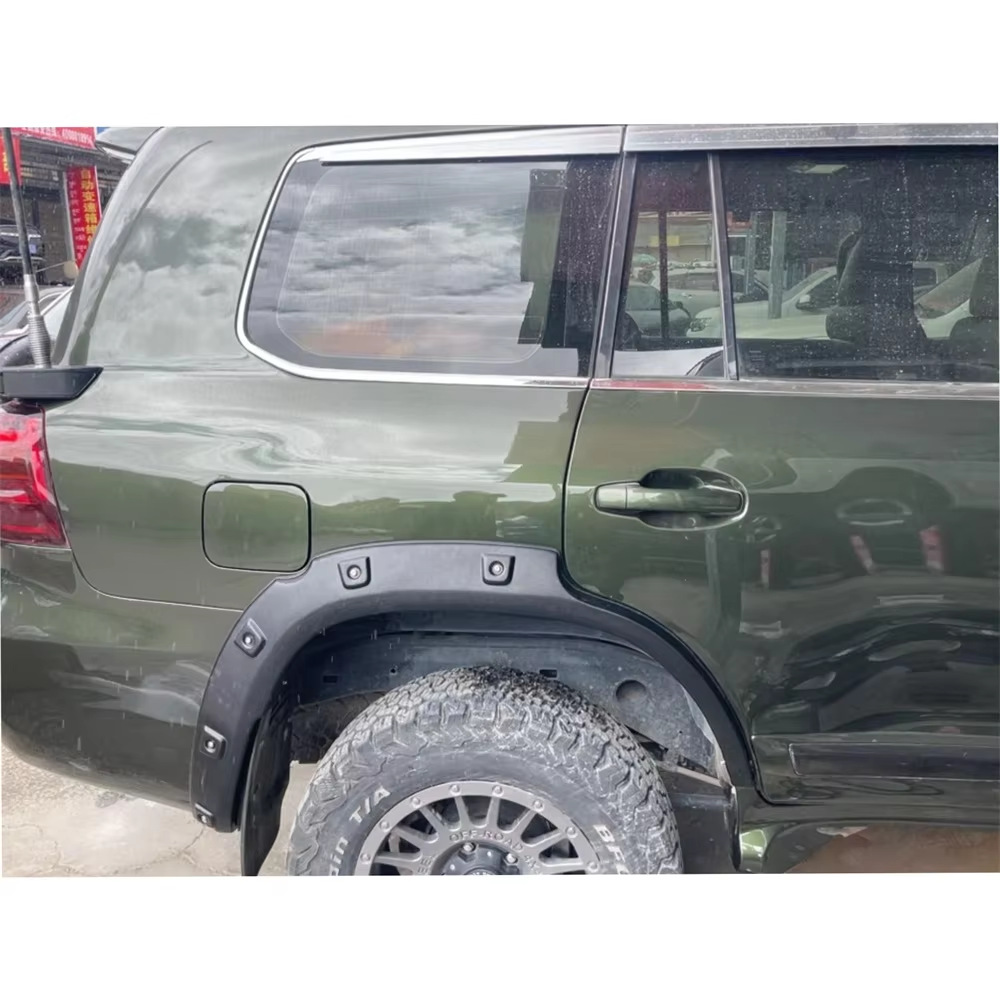 Suitable for Toyota Land Cruiser Lc200 Wheel Arch Trim with Nail Decoration Modification, Wide Body and Narrow Body Wheel Arch Extension 2015+