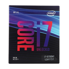 适用PC 英特尔Intel 九代 酷睿 i7-9700KF 盒装/散片 CPU 处理器