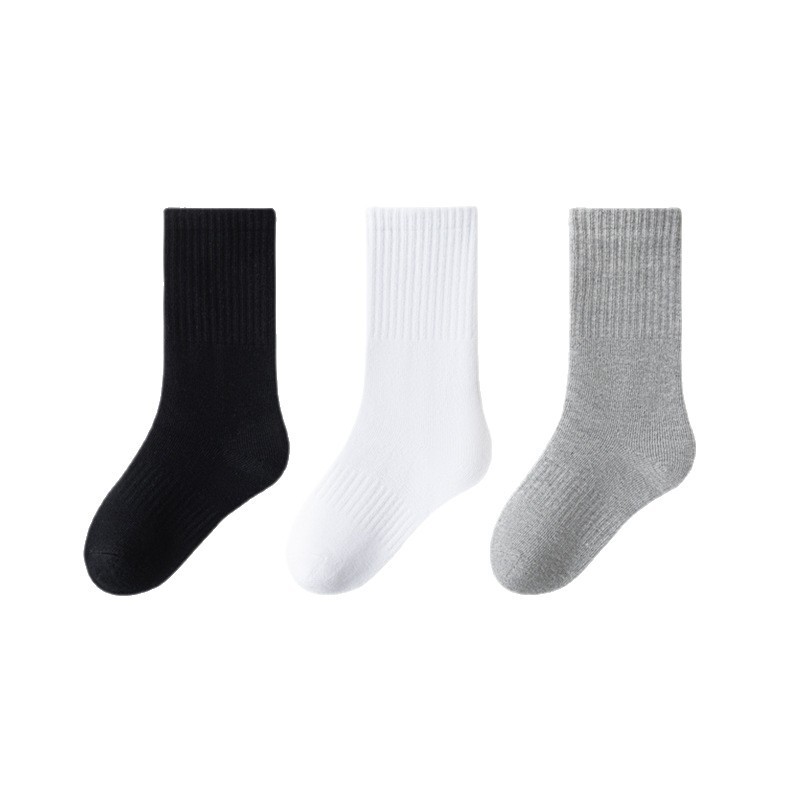 Children's breathable knee socks for men and women for students, mid-length, absorbs sweat and smell 5