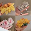 Fresh cute universal fashionable advanced earrings, flowered, light luxury style, high-quality style, wholesale