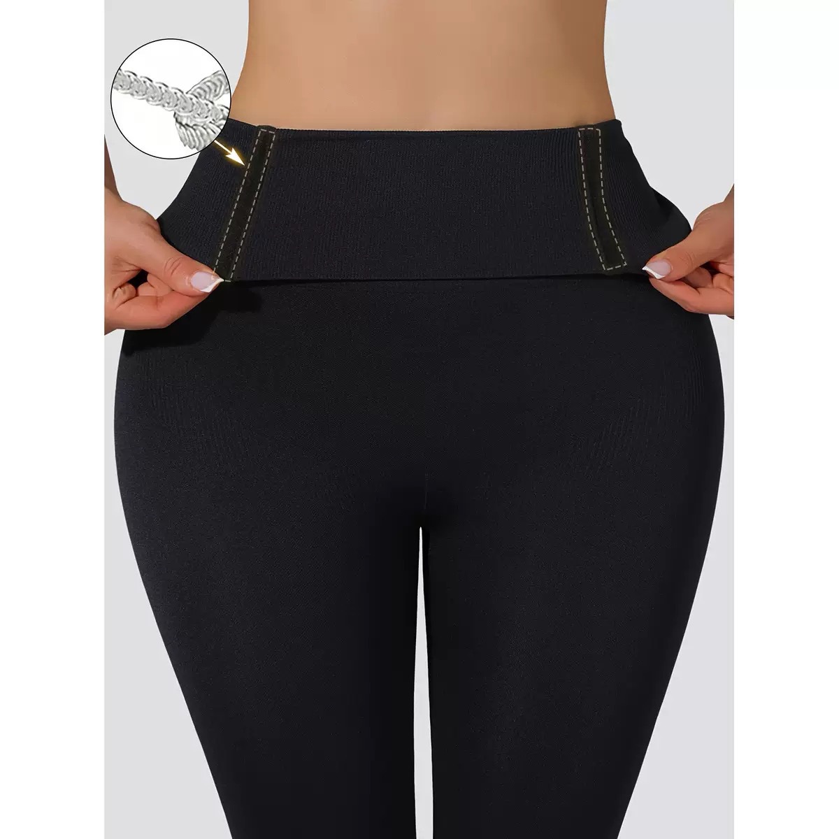 Pantalones de vientre de cintura alta de gran tamaño transfronterizos, barriga pequeña, pantalones de yoga de fitness, pantalones de abdomen de comercio exterior