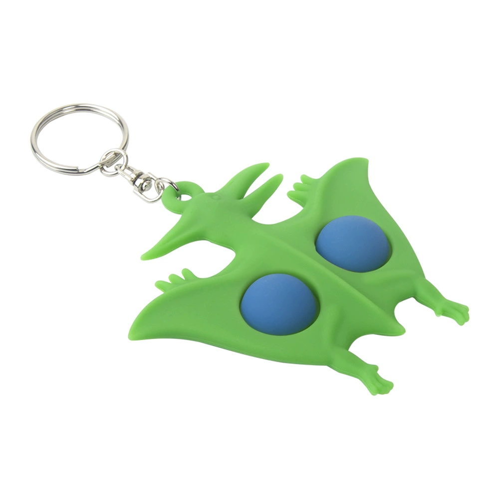 Smart toy, silicone keychain, toy car, car keys, backpack, accessory, pterosaur, anti-stress
