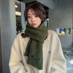 女性用スカーフ、冬用多用途、暖かい、カップル、学生、ネックプロテクター、模造カシミヤニットウール、女の子用スカーフ、男性用高級スカーフ