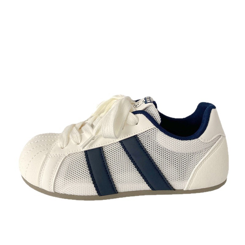 2026 primavera y verano nuevo ins popular coreano zapatos deportivos casuales pequeños zapatos blancos feos bonitos zapatos de suela gruesa cabeza de concha de mujer
