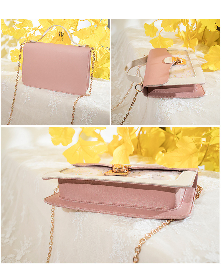 138g Weight Synthetic Leather Lining Material Lock clasp Closure Type Single Shoulder Strap Strap Type Women's All Seasons Pu Leather Fashion Handbag