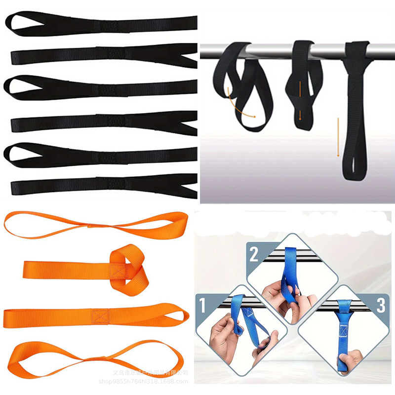 Ring Fastening Webbing Multi-Purpose Motorcycle Hook Strap Trolley Lanyard Strap Luggage Binding Multi-Purpose Strap