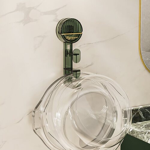 Juyi light luxury suction cup basin hook storage rack basin hanging basin bathtub bathroom punch-free wall-mounted
