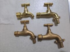 【Factory Direct Sale】Foreign Trade South American Cross-Border Zinc Alloy Plated Copper Color Water Tap 4/6 Small Water Tap Ball Valve